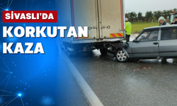 Uşak-Sivaslı Yolunda Kaza: Yağışlı Hava Kazayı Beraberinde Getirdi!