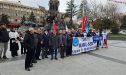 Türkiye- Kamu Sen Uşak İl Temsilciliği; “Enflasyon farkı değil zam istiyoruz”