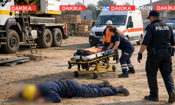 Uşak’ta vinç operatörü vinçten düşerek yaralandı