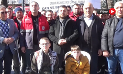 Uşak'ta belediye personelleri DMD hastası kardeşlere umut oldu