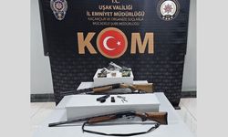 Uşak’ta ruhsatsız silah operasyonu