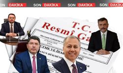 Adalet Bakanı Yılmaz Tunç ve İçişleri Bakanı Ali Yerlikaya görevden afedildiler