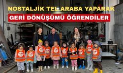 Uşak’ın Eşme ilçesinde nostaljik geri dönüşüm eğitimi