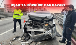 Uşak'ta zincirleme kaza: 4 kişi hastanelik oldu