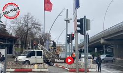 Uşak Dörtyol’daki MOBESE kamerası onarılıyor