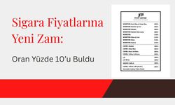 Sigara Fiyatlarına Yeni Zam: Oran Yüzde 10’u Buldu
