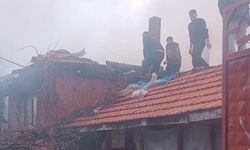İki Katlı Bina Kül Oldu