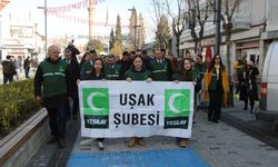 Uşak'ta Bağımlılıkla Mücadele Yürüyüşü