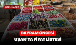 Bayram Öncesi Uşak’ta Fiyat Listesi