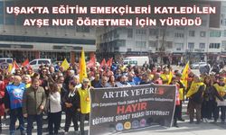 Uşak’ta öğretmen katline karşı öfke var
