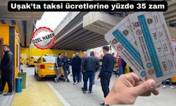 Uşak’ta taksi ücretlerine zam… indi bindi 230 TL oldu