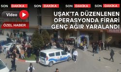 Uşak’ta Düzenlenen Operasyonda Firari Genç Ağır Yaralandı