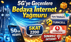 5G’ye Geçenlere Bedava İnternet Yağmuru
