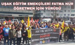 Uşak’ta öğretmen katline karşı öfke var