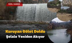 Kuruyan Gölet Doldu, Şelale Yeniden Akıyor