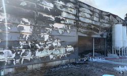 Ankara'da boya fabrikasında büyük  yangın çıktı