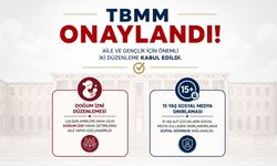 Doğum izni ve sosyal medyaya 15 yaş düzenlemesi TBMM'de kabul edildi