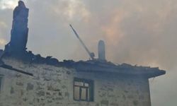 Selendi'de Korkutan Yangın