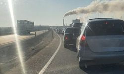 Uşak OSB Kavşağında Sabah Çilesi