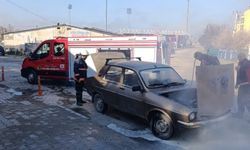 Tavşanlı'da Araç Yandı