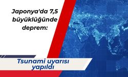 Japonya'da 7,5 büyüklüğünde deprem: Tsunami uyarısı yapıldı