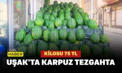 Uşak’ta Karpuz Tezgahta: Kilosu 75 TL
