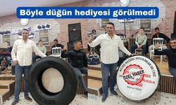 Uşak’ta damada altın yerine ilginç bir hediye verildi