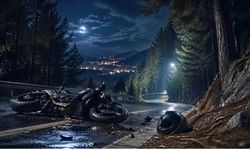 Uşak’ta Motosiklet kazası; Sürücüsü Yaşamını Yitirdi