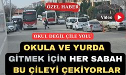 Uşak’ta Bu Yol Öğrencilerin ve Öğretmenlerin Çilesi