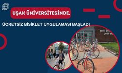 Uşak Üniversitesinde, Ücretsiz Bisiklet Uygulaması Başladı
