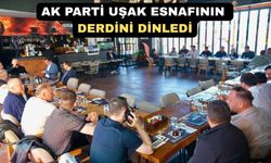 AK Parti Uşak Esnaf Komisyonu Esnafla Bir Araya Geldi
