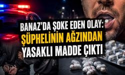 Banaz’da Şoke Eden Olay: Şüphelinin Ağzından Yasaklı Madde Çıktı