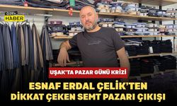 Uşak’ta Pazar Günü Krizi: Esnaf Erdal Çelik’ten Dikkat Çeken Semt Pazarı Çıkışı