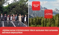 Uşak’ta Hayvancılığa Büyük Destek: Yaşam Çadırı ve Güneş Paneli projesi hayata geçirildi