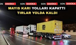 Kar nedeniyle Afyonkarahisar-Uşak Karayolu Trafiğe Kapandı