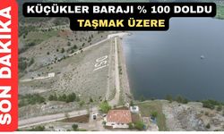 Uşak Küçükler Barajından sel tehlikesi