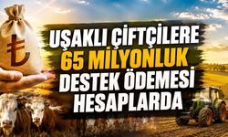 Uşaklı Çiftçilere 65 Milyonluk Destek Ödemesi Hesaplarda