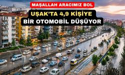 Uşak’ta kayıtlı motorlu kara aracı sayısı 193 bin 157