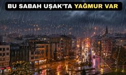 Uşak’ı bugün sağanak yağışlı ve gök gürültülü bir hava bekliyor