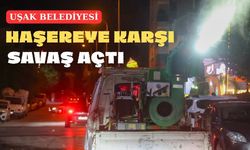 Uşak Belediyesi haşereye karşı savaş başlattı