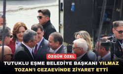 Uşak’ın Tutuklu Başkanına Özgür Özel’den Ziyaret