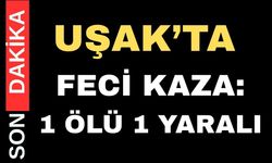 Uşak’ta otomobil tarlaya Uçtu: 1 kişi yaşamını yitirdi