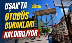 Uşak’ta Otobüs Durakları Kaldırılıyor