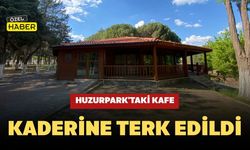 Huzurpark'taki Kafe Kaderine Terk Edildi! Vatandaşlar Açılmasını İstiyor