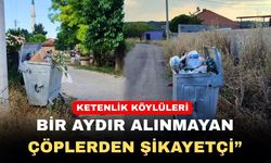 Uşak’ın o köyünde vatandaşlar alınmayan çöplerden şikâyetçi