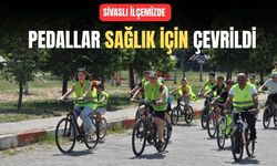 Uşak’ın Sivaslı ilçesinde Yeşilay Bisiklet Turu Düzenlendi