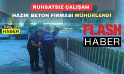 Uşak’ın hazır beton üreten tek firması mühürlendi