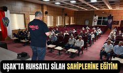 Uşak Emniyeti’nden silah ruhsatı sahiplerine güvenlik semineri