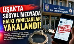 Uşak’ta sosyal medyada halkı yanıltanlar yakalandı