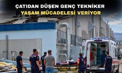 Uşak’ta çatıdan düşen genç tekniker ağır yaralandı